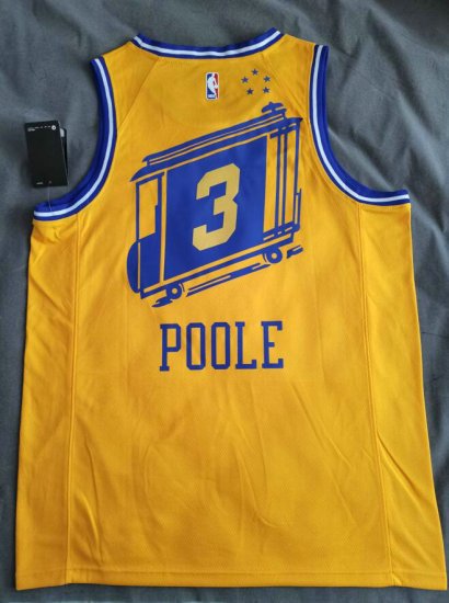 NBA 3 Jordan Poole Warriors or Maillot